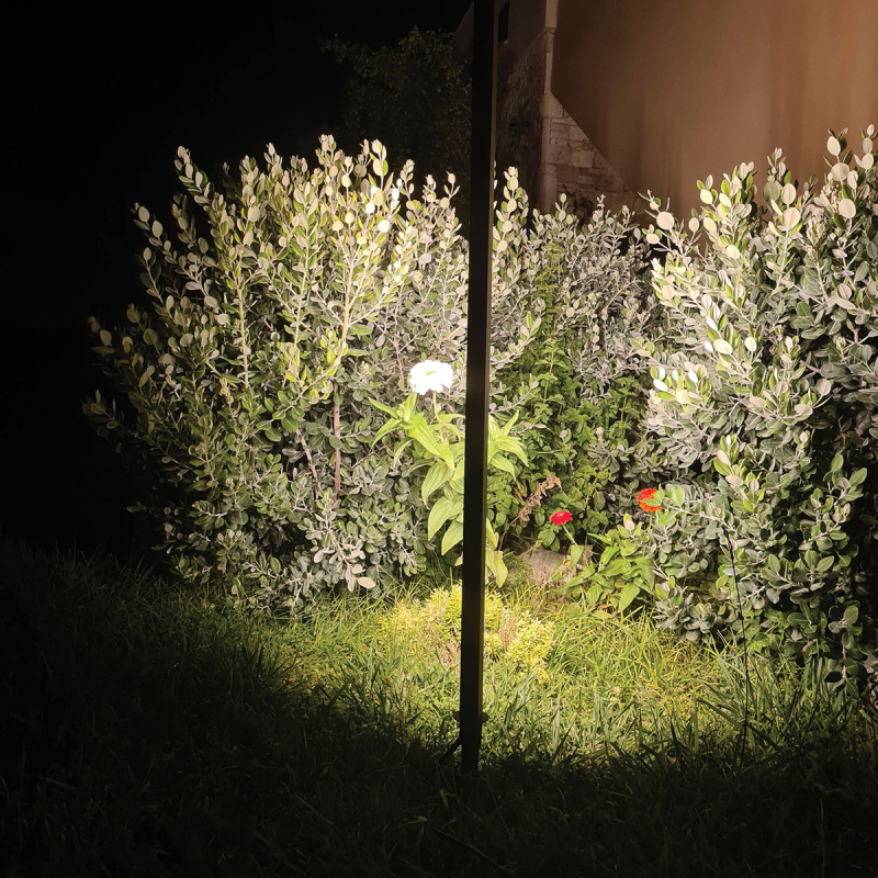 Φωτιστικό Δαπέδου LED Καρφωτό Εξωτερικού Χώρου Zambelis E280 Brown