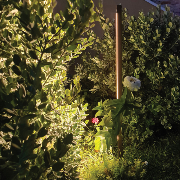 Φωτιστικό Δαπέδου LED Καρφωτό Εξωτερικού Χώρου Zambelis E280 Brown