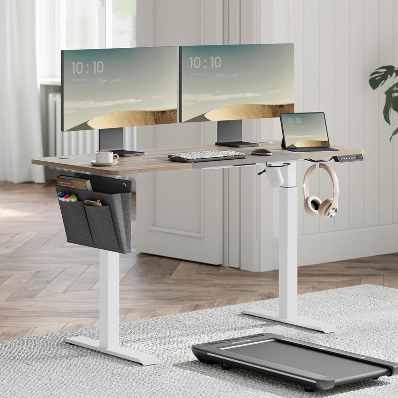 Ηλεκτρικό Γραφείο (140x60x72/120) Με Ρυθμιζόμενο Ύψος Songmics LSD016LZ01