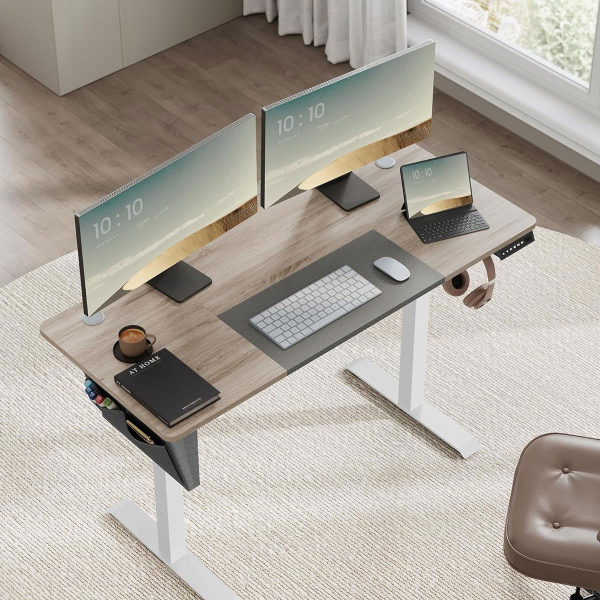 Ηλεκτρικό Γραφείο (140x60x72/120) Με Ρυθμιζόμενο Ύψος Songmics LSD016LZ01