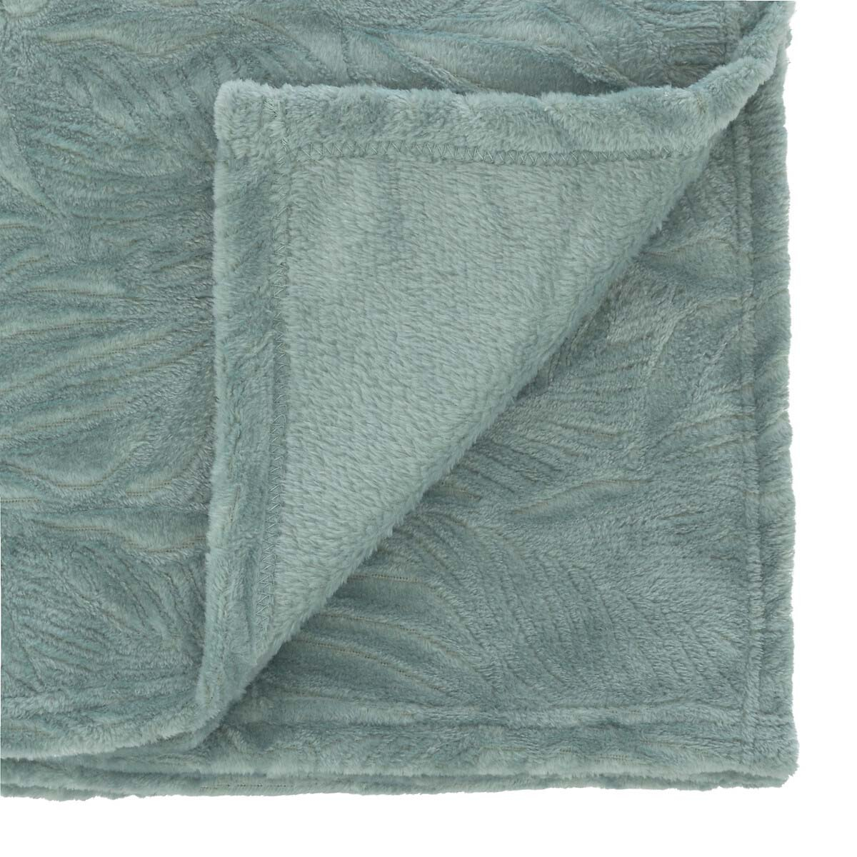 Κουβέρτα Καναπέ Fleece (125X150) A-S Ryo Blue 204418A Home Λευκά Είδη Σαλονιού Κουβέρτες Spitishop