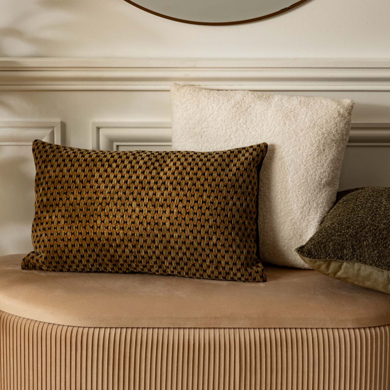 Διακοσμητικό Μαξιλάρι Βελουτέ 2 Όψεων (30x50) A-S Zaika Khaki 204481B