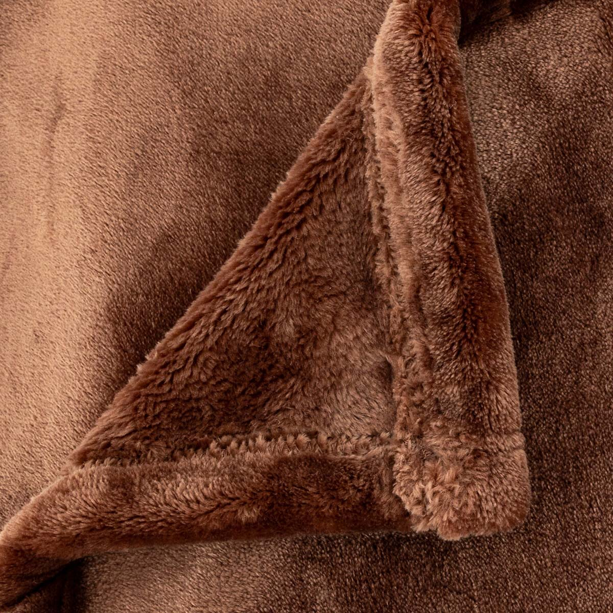 Κουβέρτα Καναπέ Fleece (130X180) A-S Cuddly Marron 204515D Home Λευκά Είδη Σαλονιού Κουβέρτες Spitishop