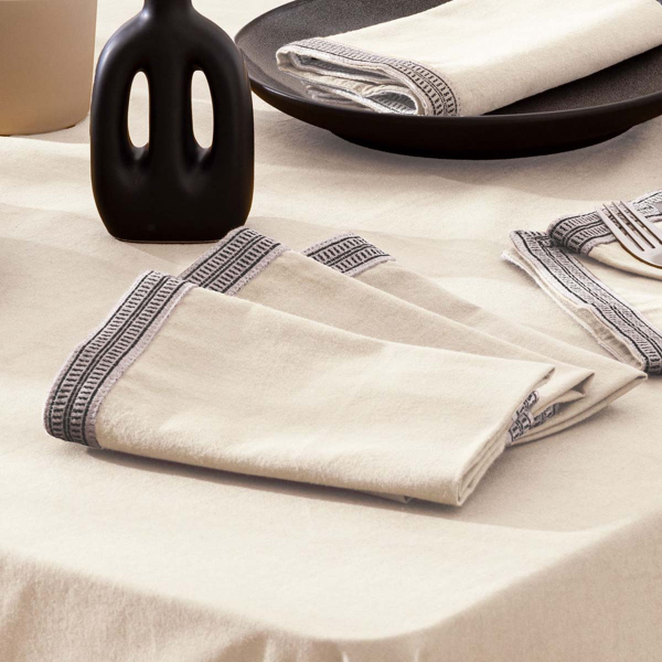 Τραπεζομάντηλo (150x250) A-S Inuits Dreams Ivoire 204508A