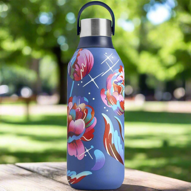 Μπουκάλι Θερμός 500ml Chilly's Series 2 Bottle Urban Galaxy Bloom