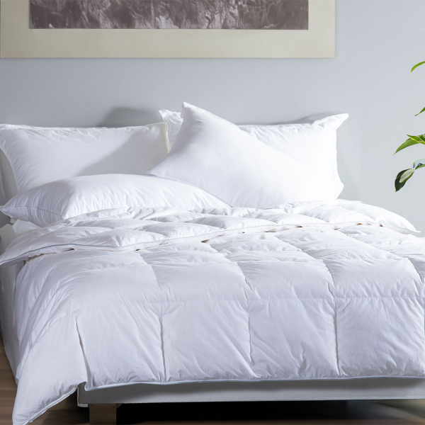 Πάπλωμα Πουπουλένιο Μονό (160x220) Nef-Nef Homeware White Duck Down 60/40