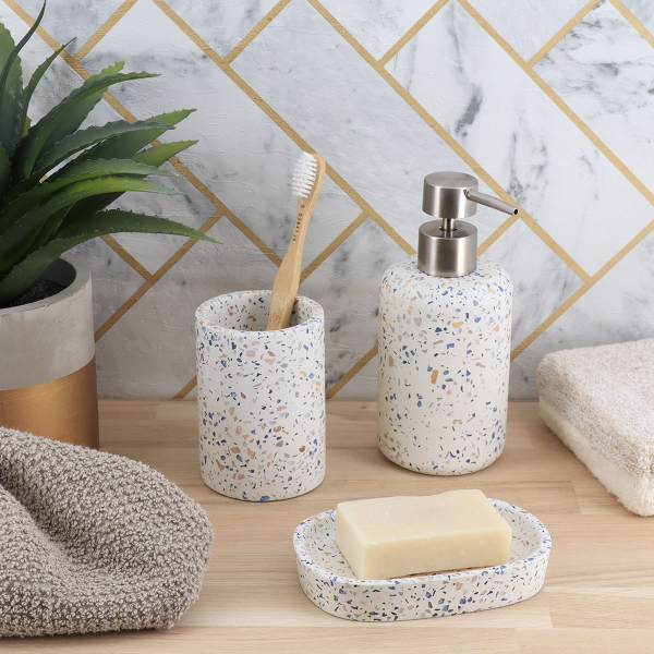 Ποτηροθήκη Μπάνιου (Φ7.4x10) T-D Terrazzo 61166672