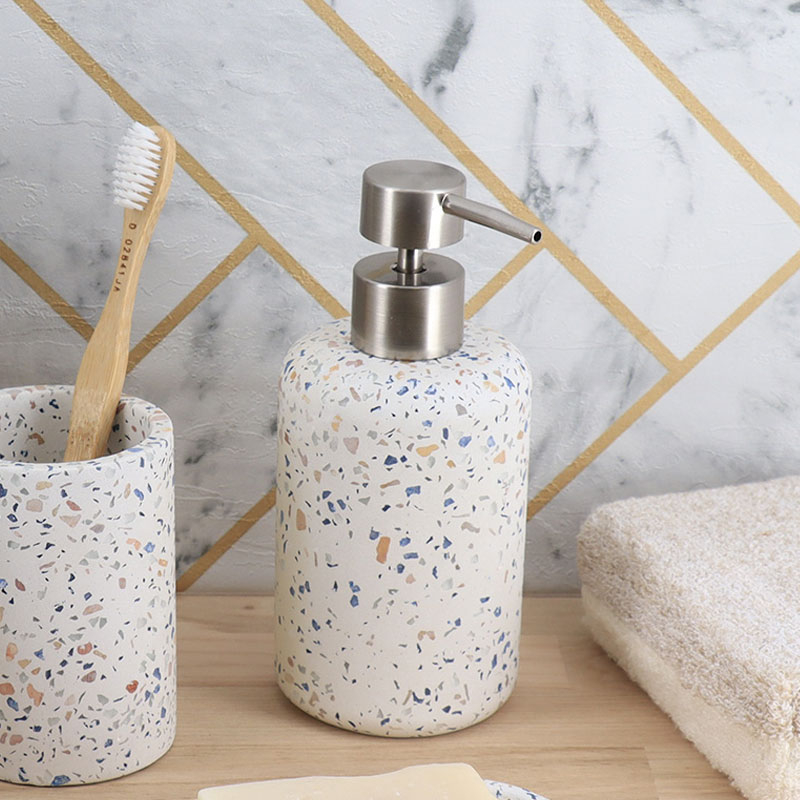 Dispenser Μπάνιου 220ml (Φ7.5x17) T-D Terrazzo 62166672