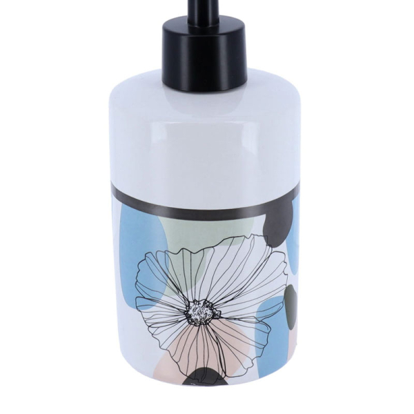 Dispenser Μπάνιου 320ml (Φ7.5x17.5) T-D Flowers 6277747