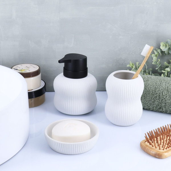 Ποτηροθήκη Μπάνιου (Φ8.5x11) T-D Round White 61167100