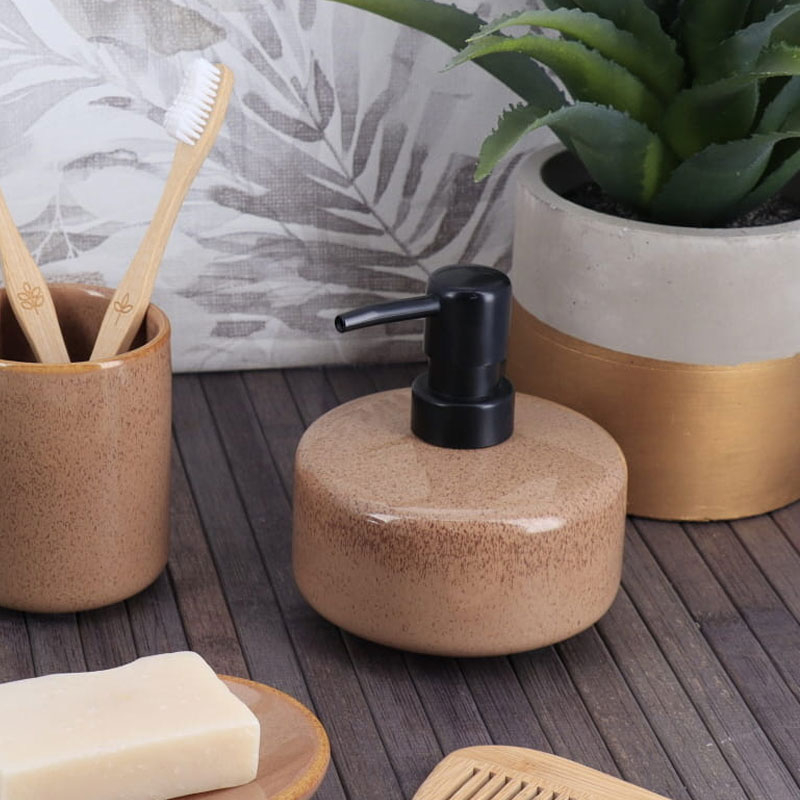 Dispenser Μπάνιου 400ml (Φ11x13.5) T-D Caramel 62132162