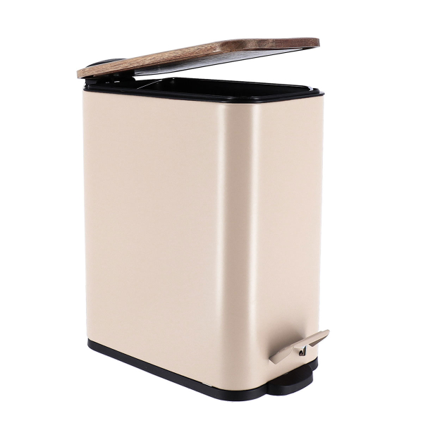 Κάδος Απορριμμάτων Μπάνιου (28x14x28) T-D 5lt Soft Close Beige 6551169
