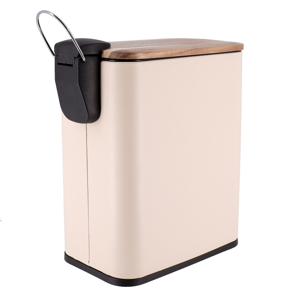 Κάδος Απορριμμάτων Μπάνιου (28x14x28) T-D 5lt Soft Close Beige 6551169
