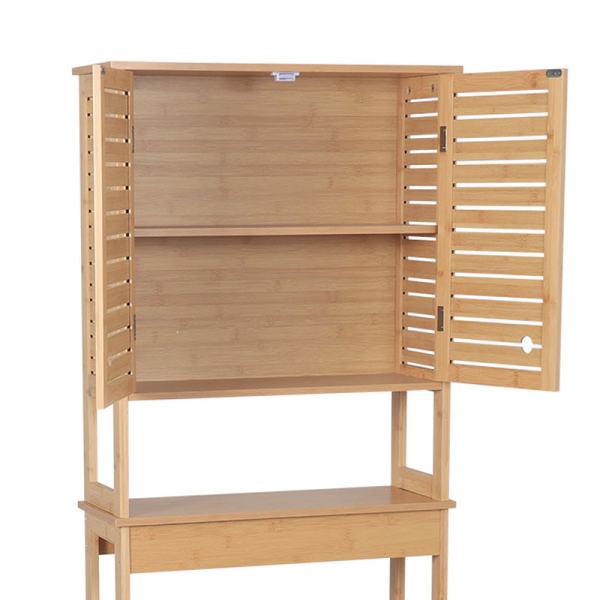 Ντουλάπι Μπάνιου Επιδαπέδιο Με Ράφι (59.5x22.5x172.5) T-D Trinidad 9904764