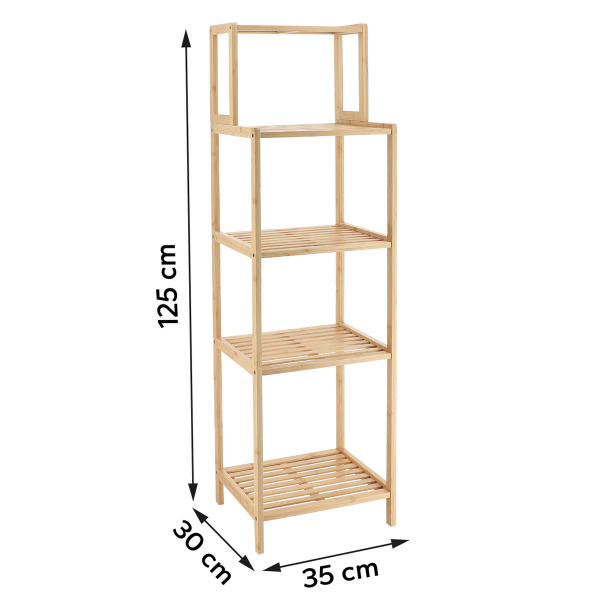 Ραφιέρα Δαπέδου 5 Θέσεων (35x30x125) T-D Bamboo 98228195