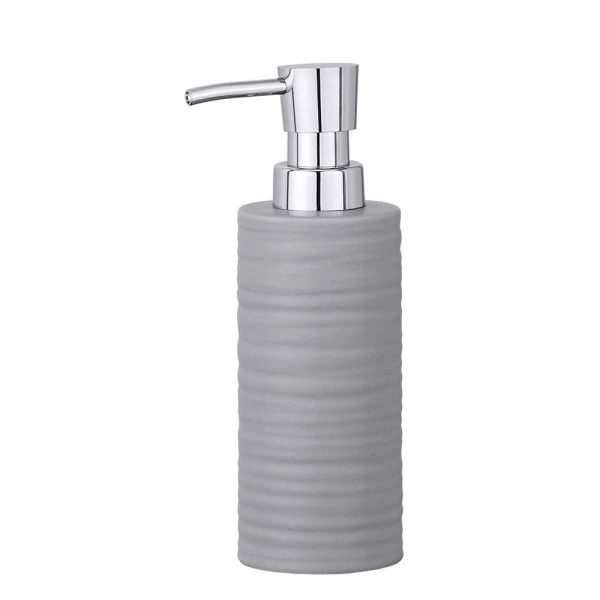 Dispenser Μπάνιου 260ml (Φ8x18.5) Wenko Mila Grey 23246100
