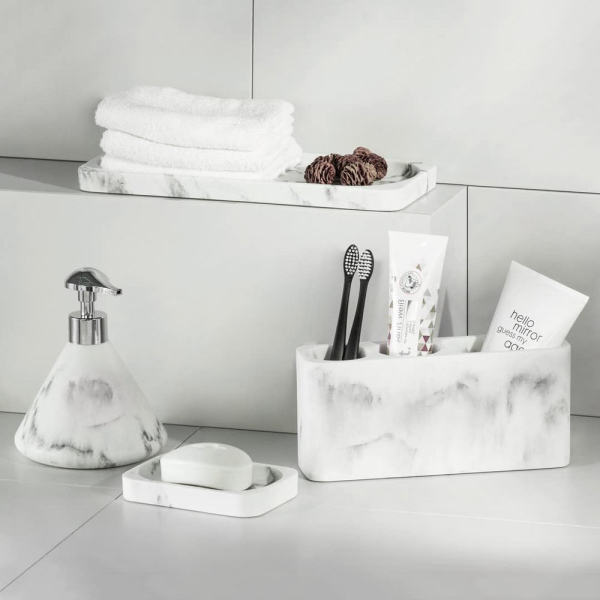 Ποτηροθήκη Μπάνιου 3 Θέσεων (22x6.4x10.2) Wenko Desio 24765100