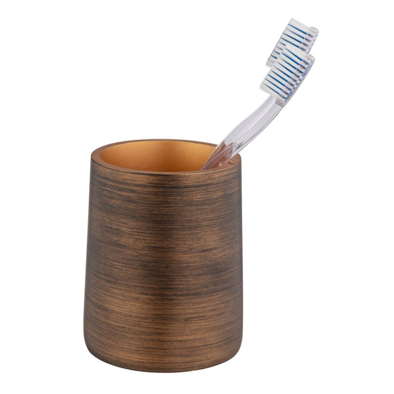 Ποτηροθήκη Μπάνιου (Φ8.5x10.8) Wenko Palena Bronze 25351100