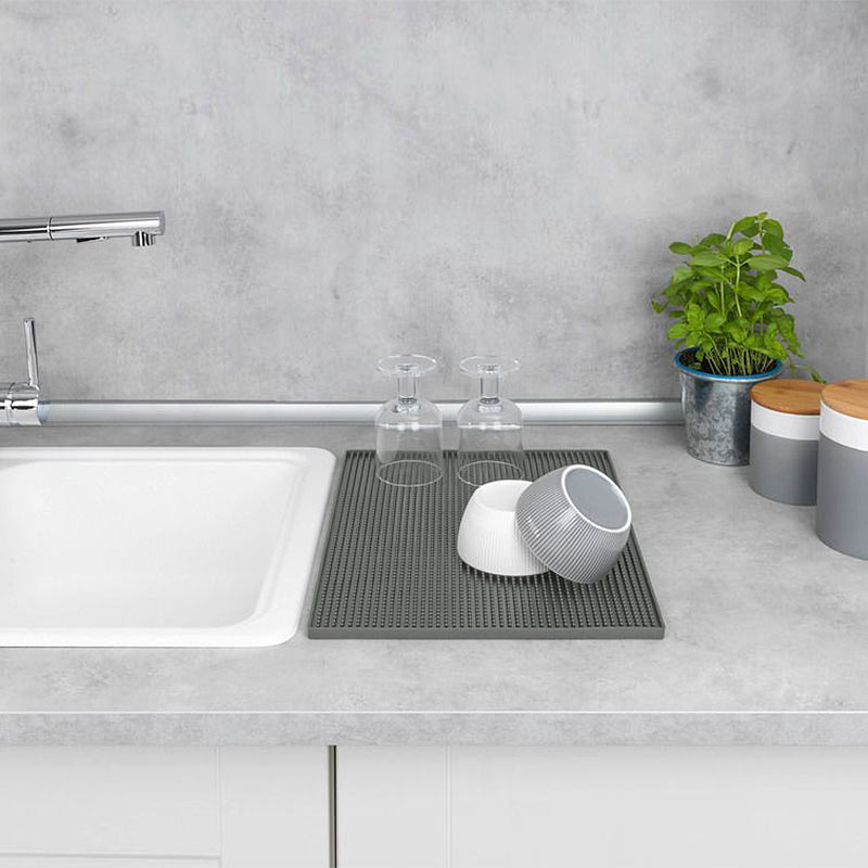 Επιφάνεια Στεγνώματος Πιάτων (40x20) Wenko Maxi Grey 54717100