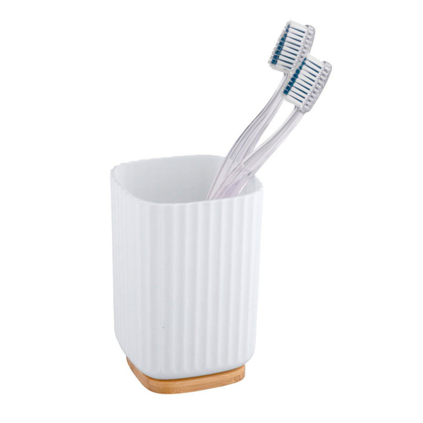 Ποτηροθήκη Μπάνιου (Φ8.5x11) Wenko Rotello White 25293100