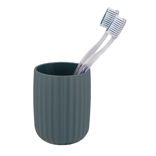 Ποτηροθήκη Μπάνιου (Φ7.5x10) Wenko Agropoli Dark Green 25163100