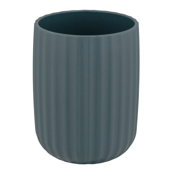 Ποτηροθήκη Μπάνιου (Φ7.5x10) Wenko Agropoli Dark Green 25163100