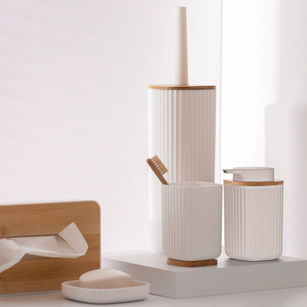 Dispenser Μπάνιου 250ml (8.9x7.5x12.7) Wenko Rotello White 25294100