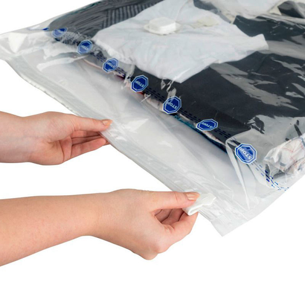 Σακούλα Αποθήκευσης Κενού Αέρος Με Κρεμάστρα (145x70) Wenko Suit Storage XL 3792750100