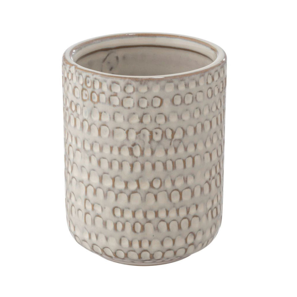 Ποτηροθήκη Μπάνιου (Φ7x9) Wenko Pergole Cream 25726100