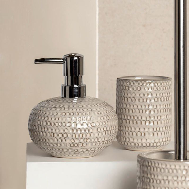 Dispenser Μπάνιου 470ml (Φ11x13) Wenko Pergole Cream 25727100