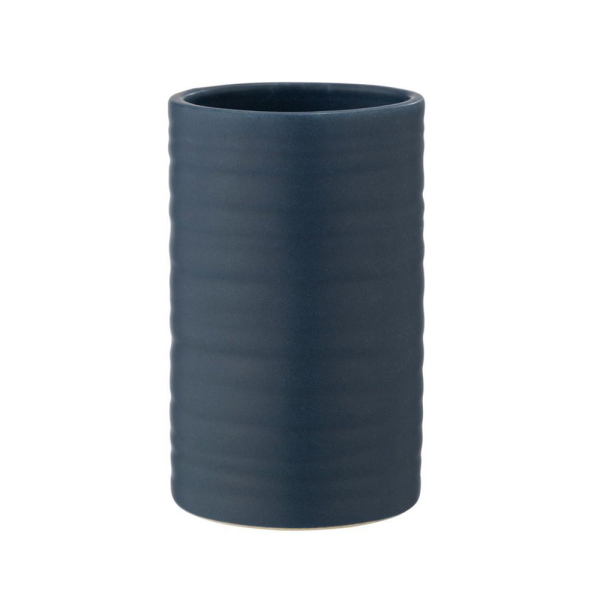 Ποτηροθήκη Μπάνιου (Φ6.5x10.5) Wenko Mila Dark Blue 25711100