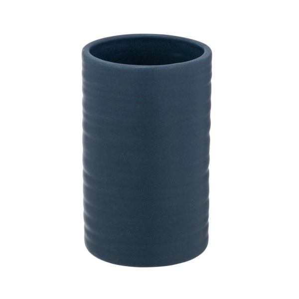 Ποτηροθήκη Μπάνιου (Φ6.5x10.5) Wenko Mila Dark Blue 25711100