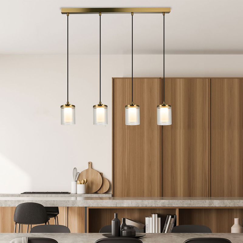 Φωτιστικό Οροφής LED Dimmable Zambelis 23020 Gold Matt