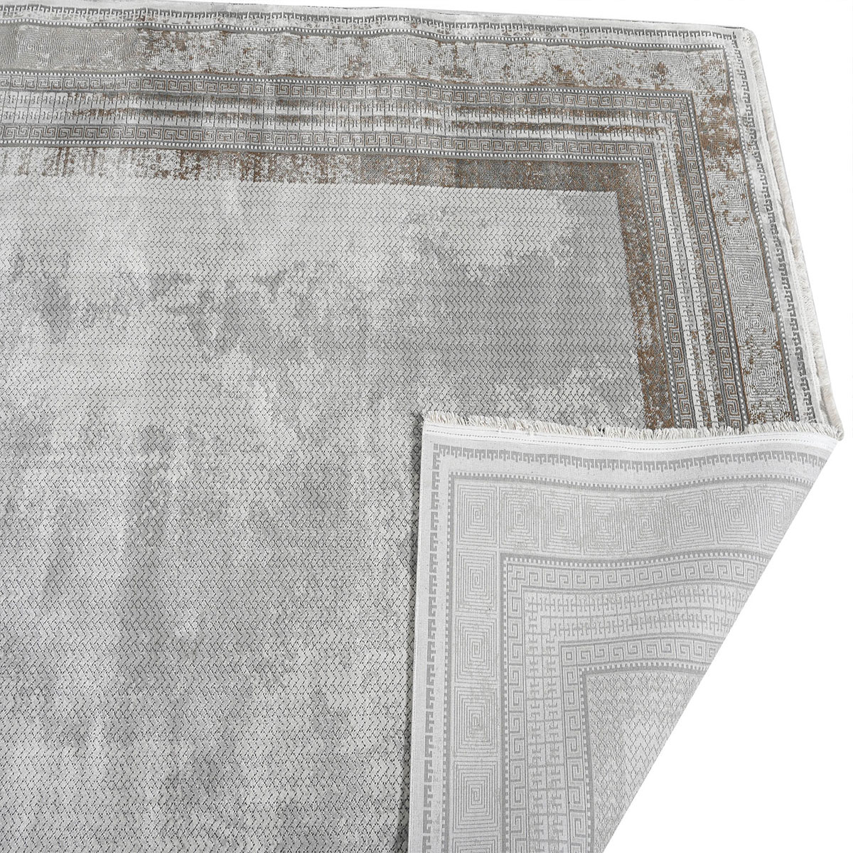 Χαλί (160X230) Polcarpet Dalia 2426 White Beige Home Χαλιά Σαλονιού Spitishop