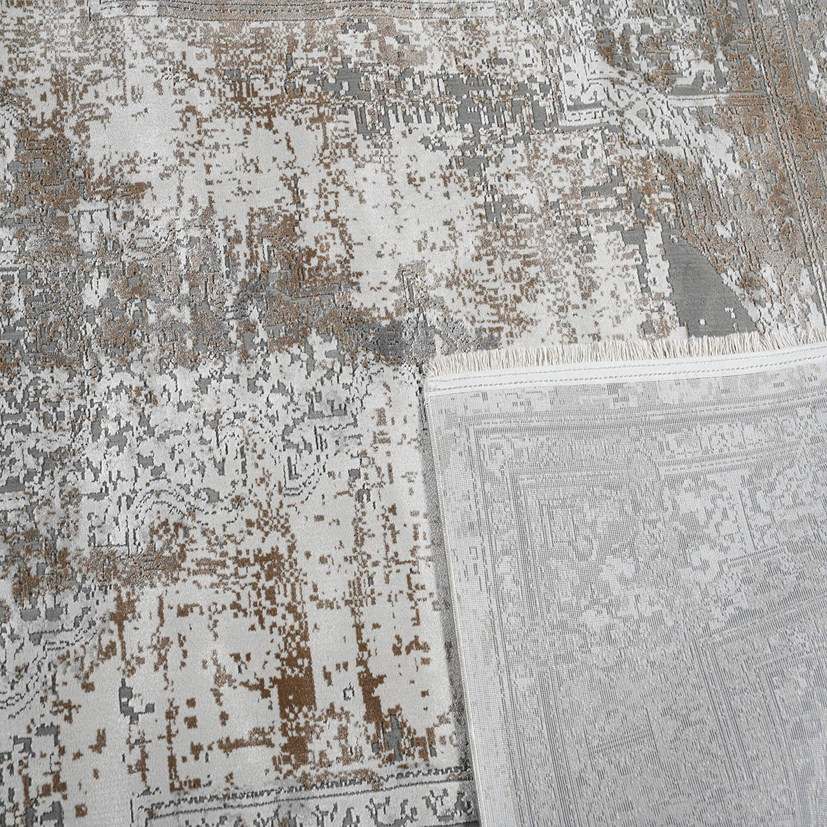 Χαλιά Κρεβατοκάμαρας (Σετ 3Τμχ) Polcarpet Dalia 9405 White Beige Home Σετ Spitishop