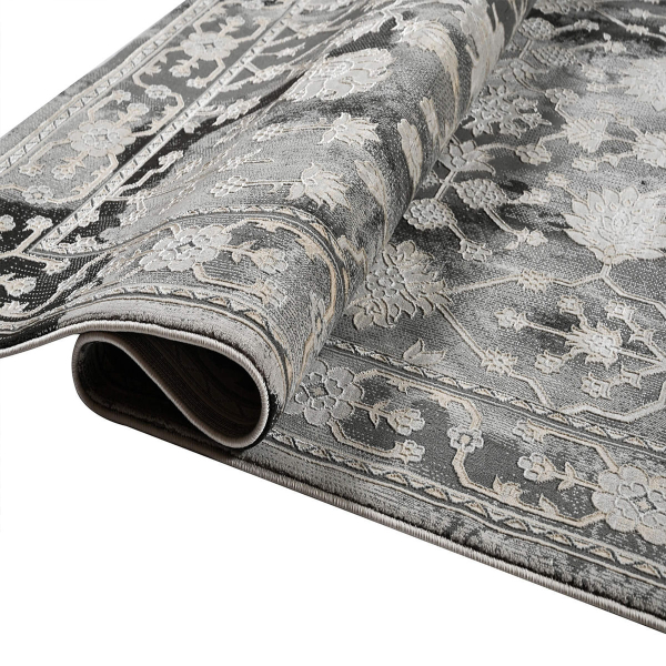 Χαλί (160x230) Polcarpet Quadro 470 Grey D. Grey