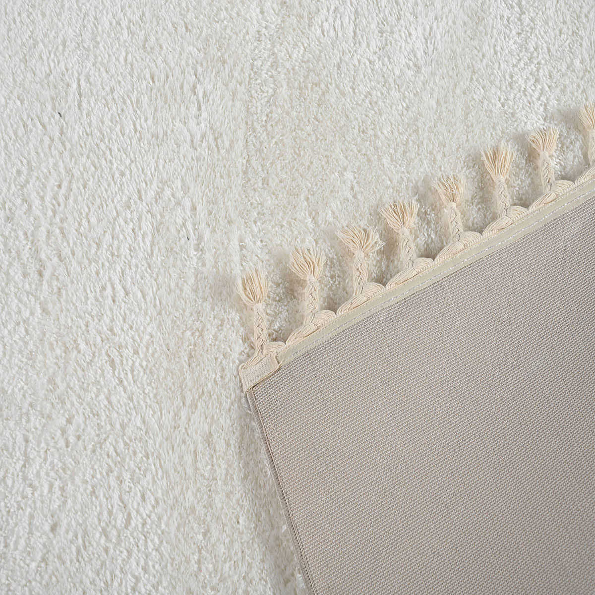 Χαλί (160X230) Polcarpet Silky Shaggy White Home Χαλιά Σαλονιού Spitishop