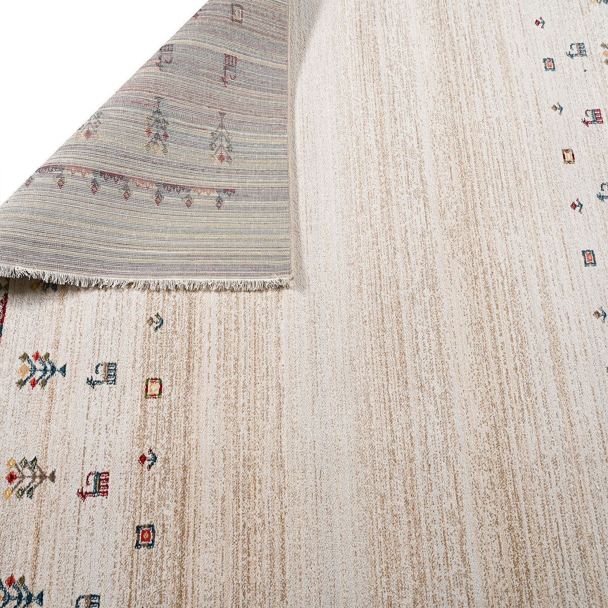 Χαλί (200X290) Polcarpet Kazak Oriental 692 Bone Beige Home Χαλιά Σαλονιού Spitishop