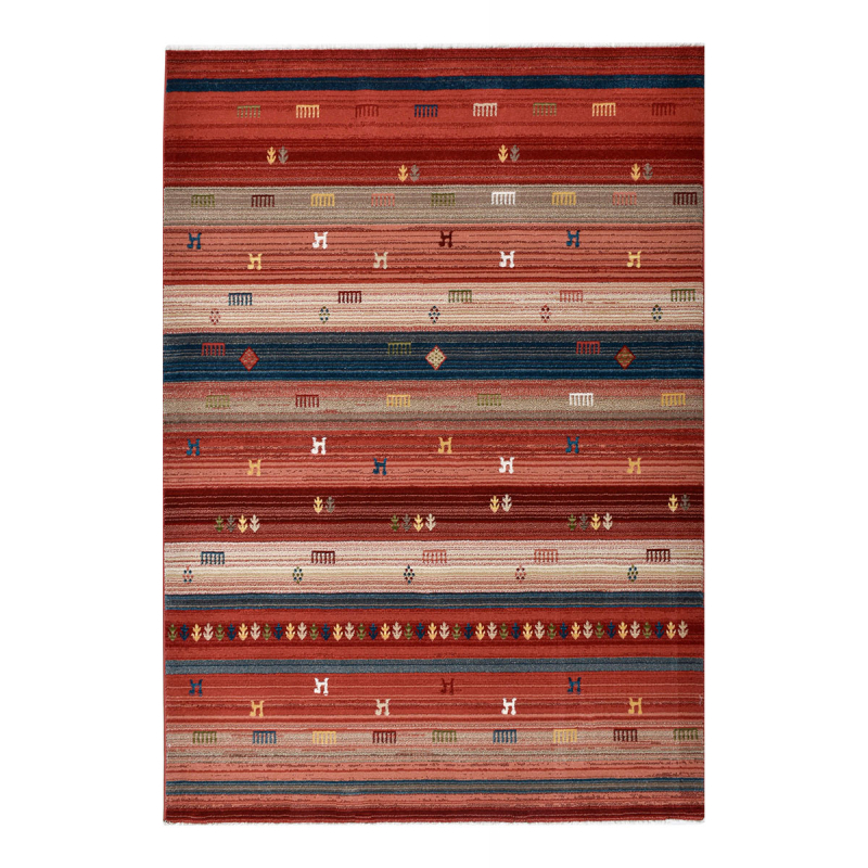 Χαλί (140x200) Polcarpet Kazak Oriental 724 Bordo Rose