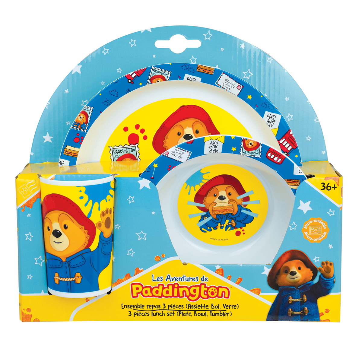Παιδικό Σετ Φαγητού 3Τμχ Ango Paddington 006195 Home Παιδικά Είδη & Αξεσουάρ Σερβιρίσματος Spitishop