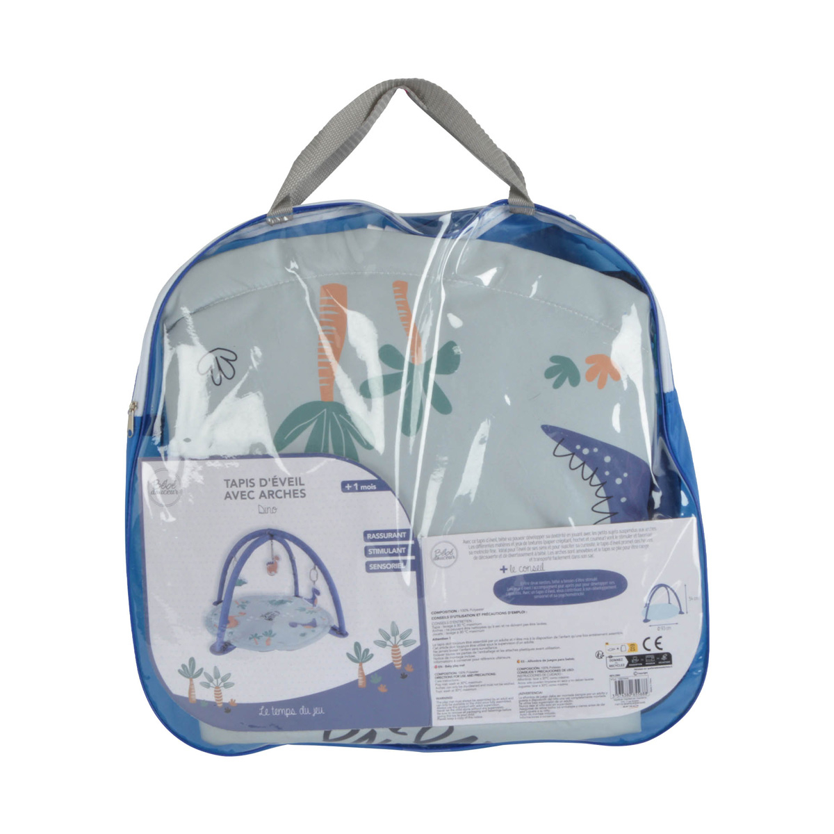 Βρεφικό Γυμναστήριο L-C Dino World 6Evj260 Home Παιχνίδια Γυμναστήρια - Χαλάκια Δραστηριοτήτων Spitishop