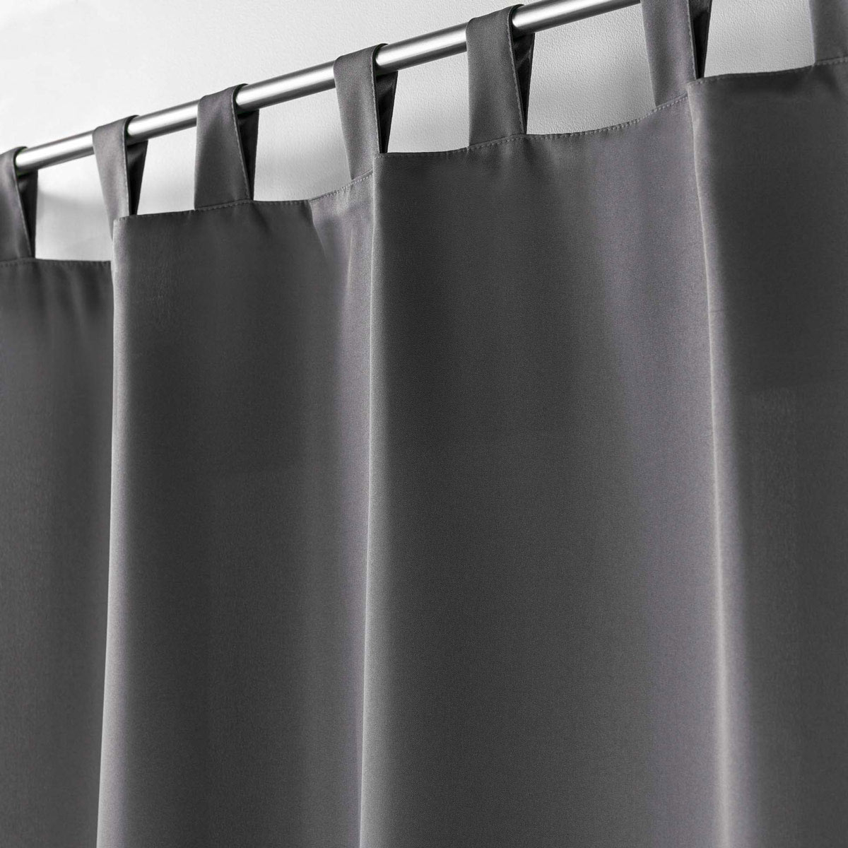 Κουρτίνα (140X260) με Τιράντες L-C Essentiel Concrete Grey 1607266 Home Κουρτίνες Σαλονιού Spitishop