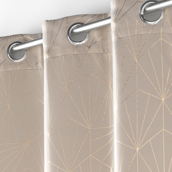 Κουρτίνα Συσκότισης (140x260) Με Τρουκς L-C Eclat Taupe 1612373
