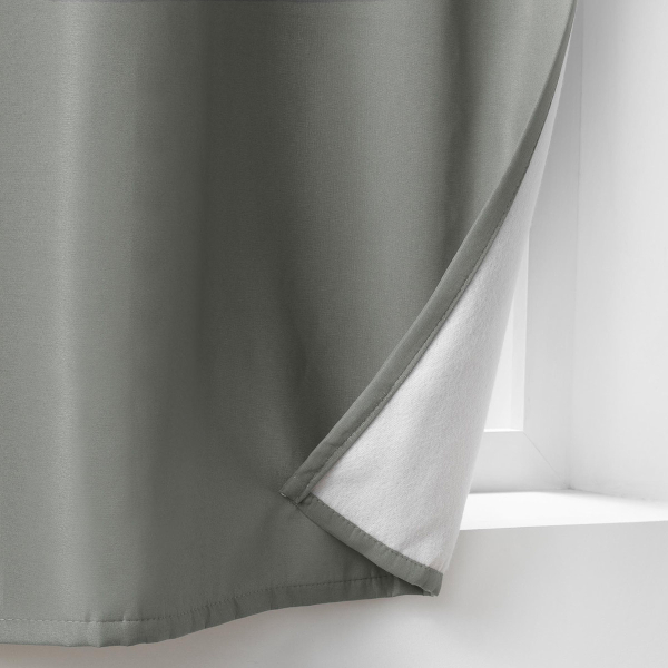 Θερμομονωτική Κουρτίνα Παραθύρου (135x180) Με Τρουκς L-C Micropolar Grey 1612386