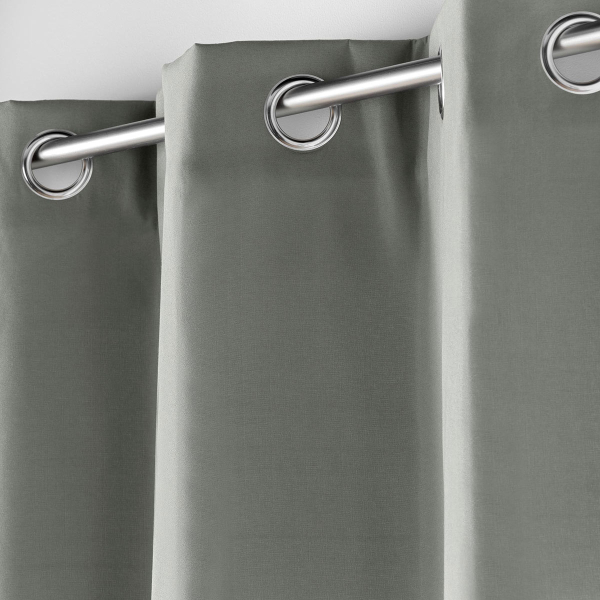 Θερμομονωτική Κουρτίνα Παραθύρου (135x180) Με Τρουκς L-C Micropolar Grey 1612386