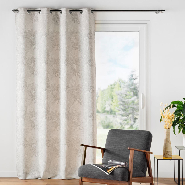 Κουρτίνα (140x260) Με Τρουκς L-C Teora Taupe 1612398