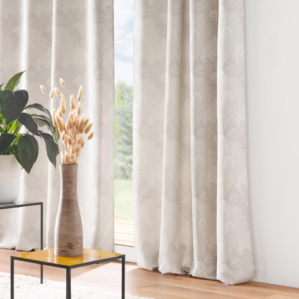 Κουρτίνα (140x260) Με Τρουκς L-C Teora Taupe 1612398