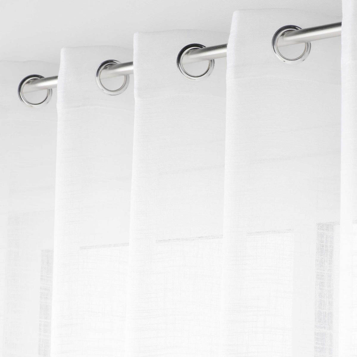 Κουρτίνα (300X240) με Τρουκς L-C Haltona White 1627632 Home Κουρτίνες Σαλονιού Spitishop