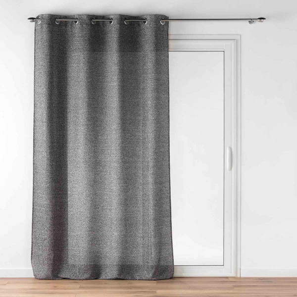 Κουρτίνα (140x240) Με Τρουκς L-C Louaine Black 1627655