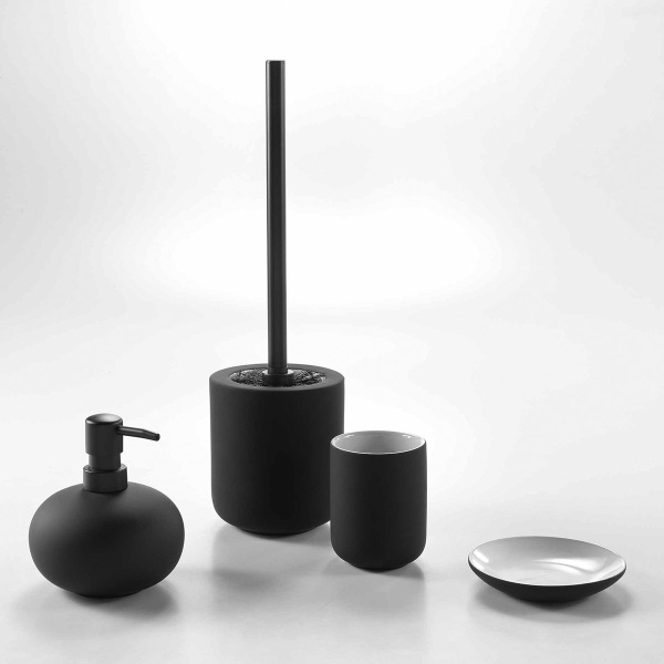 Dispenser Μπάνιου (Φ11.2x12.8) L-C Mambo Black 1801386